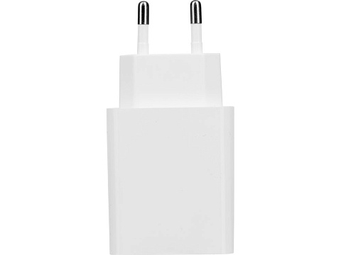 Сетевое зарядное устройство c выходами USB-A и USB-C Recharger, 10 Вт, белый - рис 2.