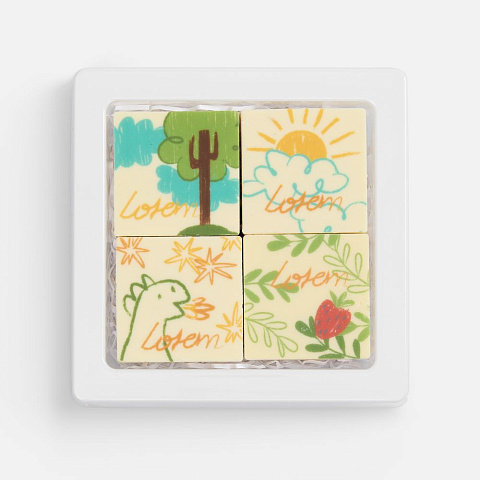 Набор из 4 печений Dream White - рис 10.