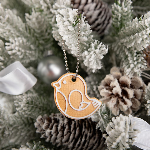 Мини-подвеска «Пряник», птичка - рис 4.