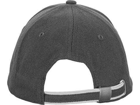 Бейсболка Cancun, темно-серый/белый - рис 4.