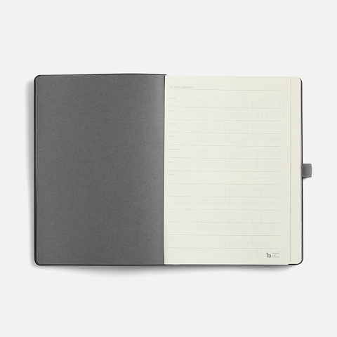 Ежедневник Peel Flex, недатированный, серый - рис 9.
