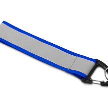 Светоотражающий брелок Reflector, серебристый/синий