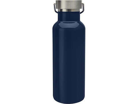 Бутылка для воды Thor из нержавеющей стали, сертифицированной по стандарту RCS, синий navy - рис 3.