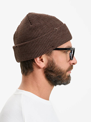 Шапка Ribelle, коричневый меланж - рис 8.