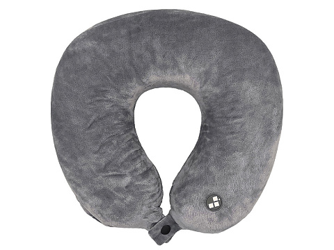 Подушка для путешествий с эффектом памяти Мемо Drowsy Grey - рис 7.