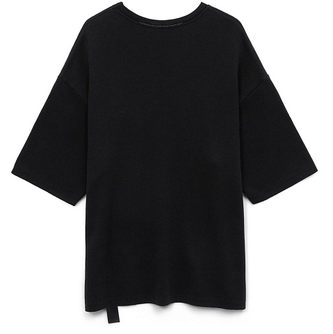 Джемпер с коротким рукавом Siluetti Volumica, черный - рис 3.