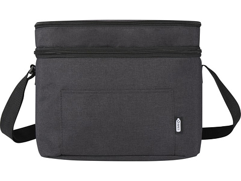 Tundra сумка-холодильник из переработанного РЕТ-пластика, сертиф. согласно GRS - Heather Charcoal - рис 2.