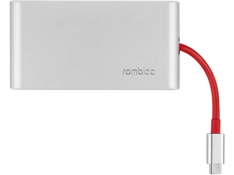 Хаб USB Rombica Type-C Hermes Red - рис 2.