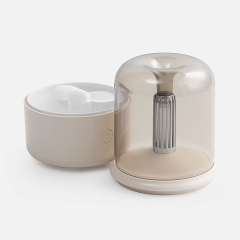 Увлажнитель-ароматизатор с подсветкой mistFlicker, молочно-белый - рис 5.