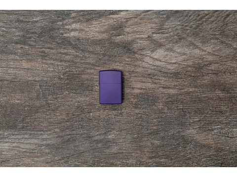 Зажигалка ZIPPO Classic с покрытием Purple Matte, латунь/сталь, фиолетовая, матовая, 38x13x57 мм - рис 6.