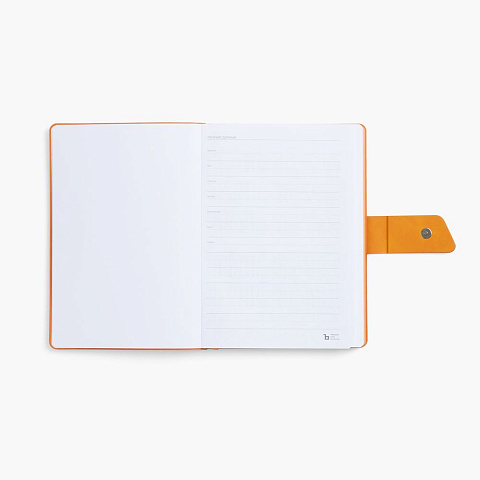 Ежедневник Boom, недатированный, черный с оранжевым - рис 8.