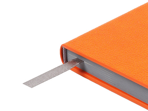 Ежедневник недатированный с магнитным клапаном А5 Venezia, оранжевый - рис 4.