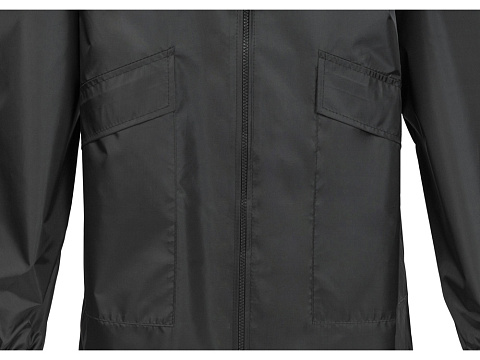 Дождевик Parka унисекс, черный - рис 6.