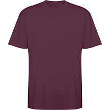 Футболка оверсайз Bull унисекс, сливовый