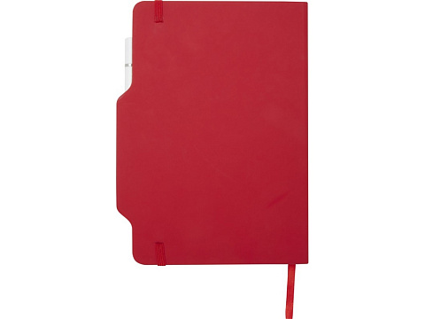 Nexus блокнот формата А5 в твердой обложке с ручкой и карандашом - Красный - рис 3.