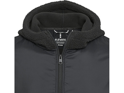 Evans трикотажная толстовка из искусственного меха унисекс - сплошной черный - рис 4.