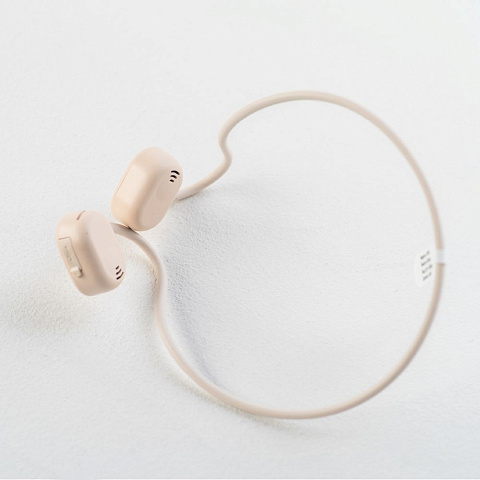 Беспроводные наушники OpenAir Arc, бежевые - рис 4.