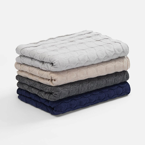 Плед Halo, серый меланж (эбонит) - рис 8.
