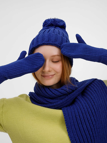 Варежки HappyGo, синие - рис 3.