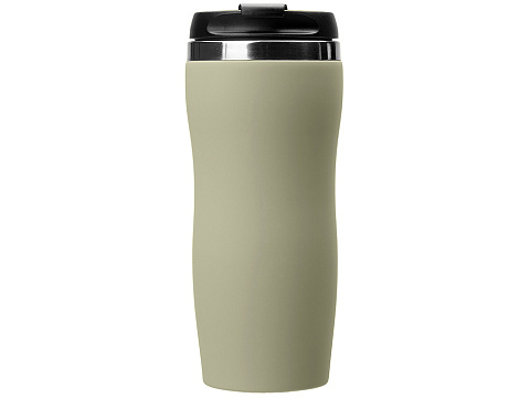 Термокружка Mony Steel 350 мл, soft touch, оливковый - рис 3.