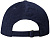 Hutton 6-панельная бейсболка из переработанного хлопка - Темно - синий - миниатюра - рис 3.