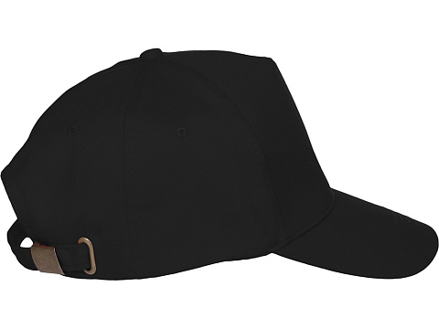 Бейсболка Мемфис 230 5-панельная, цвет черный - рис 2.