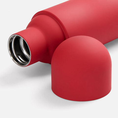 Термос Tubula Soft Touch, красный - рис 3.