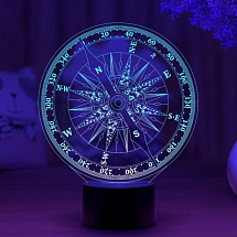 3D светильник Старый компас