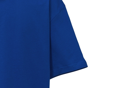 Детская футболка оверсайз Liyon, классический синий - рис 3.