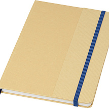 Nelida блокнот формата А5 в твердой обложке из переработанного картона - Синий