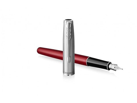 Перьевая ручка Parker Sonnet Entry Point Red Steel CT, перо: F, цвет чернил: black, в подарочной упаковке - рис 3.