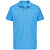 Рубашка поло унисекс Pacific, ярко-бирюзовая - миниатюра
