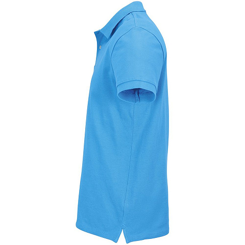 Рубашка поло женская Pacific Women, ярко-бирюзовая - рис 4.