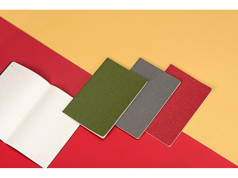 Блокнот А5 Snow, серый - рис 4.