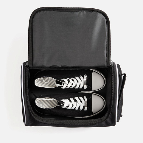 Сумка для обуви Equipex, черная с белым - рис 6.