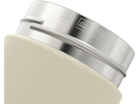 Бутылка для воды Ocean Bottle с вакуумной изоляцией объемом 750 мл, песочный - рис 7.