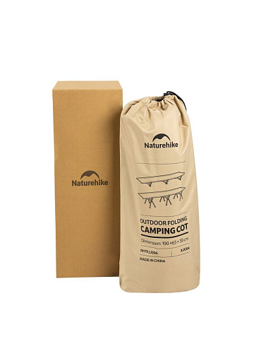 Раскладушка туристическая XJC04, бежевая - рис 9.