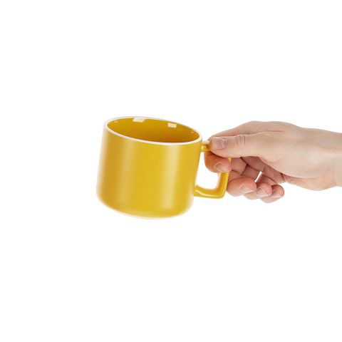 Чашка Fusion, ver.2, желтая - рис 5.