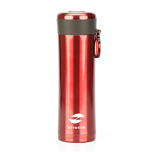 Термокружка Stinger, 0,42 л, сталь/пластик, красный глянцевый, 7,5 х 6,9 х 22,2 см