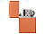 Зажигалка ZIPPO Classic с покрытием Orange Matte, латунь/сталь, оранжевая, матовая, 38x13x57 мм - миниатюра - рис 3.