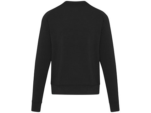 Yukon унисекс интерлок спортивный свитер с круглым вырезом - Сплошной черный - рис 3.
