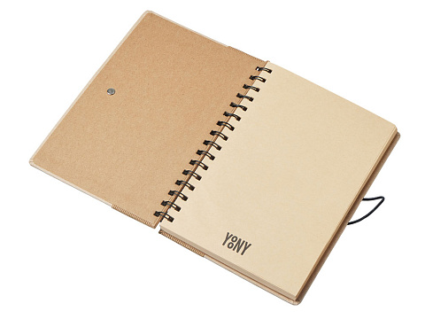 Крафтовый блокнот А5 в твердой обложке Saharan Cypress, 80 листов 70 гр/м2 бумаги, натуральный - рис 4.