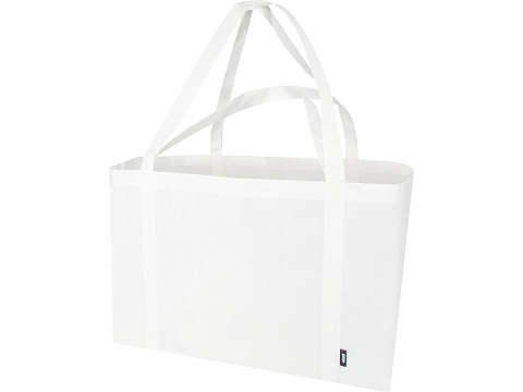 Jumbo эко-сумка очень большого размера из нетканого материала, объемом 65 л, белый