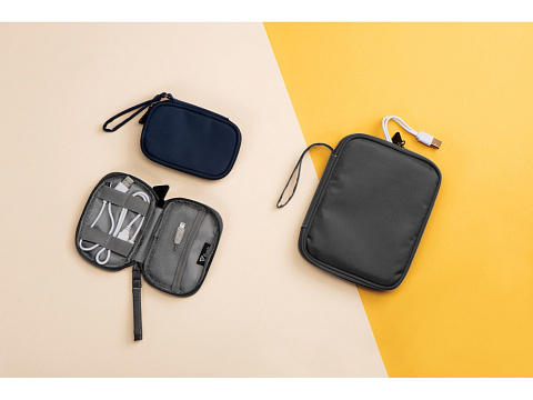 Органайзер для проводов Keep Organized S, темно-серый (140*100*25) - рис 4.