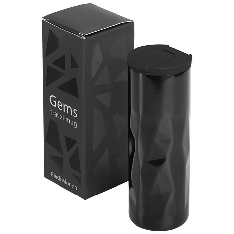 Термостакан Gems Black Morion, черный морион - рис 6.