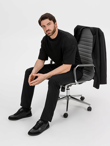 Футболка оверсайз Big Boss, черная - рис 7.