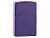 Зажигалка ZIPPO Classic с покрытием Purple Matte, латунь/сталь, фиолетовая, матовая, 38x13x57 мм - миниатюра