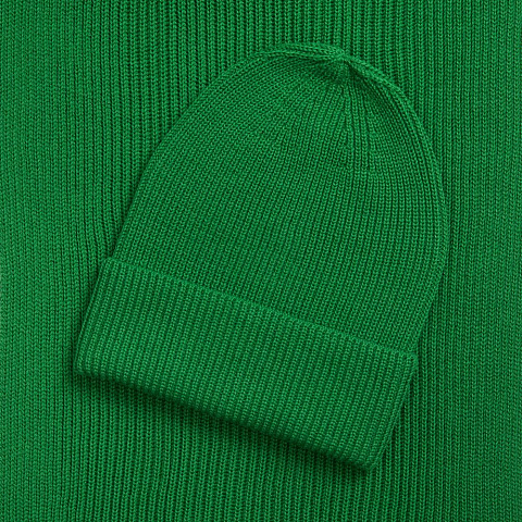 Шапка Nobilis Mono, ярко-зеленая - рис 4.