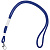 Шнурок для бейджа Tube Metal, синий - миниатюра - рис 2.