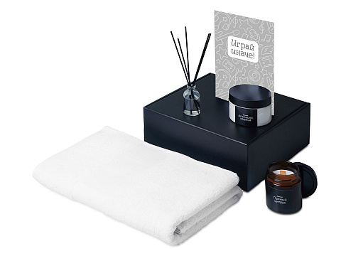 Подарочный набор Re:y. Care с полотенцем, солью для ванны и диффузором - рис 2.